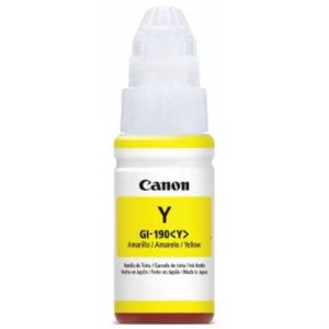 TINTA CANON GI-190 G1110/G2110/G3110/G4110 AMARILLO TINTA CONTINUA