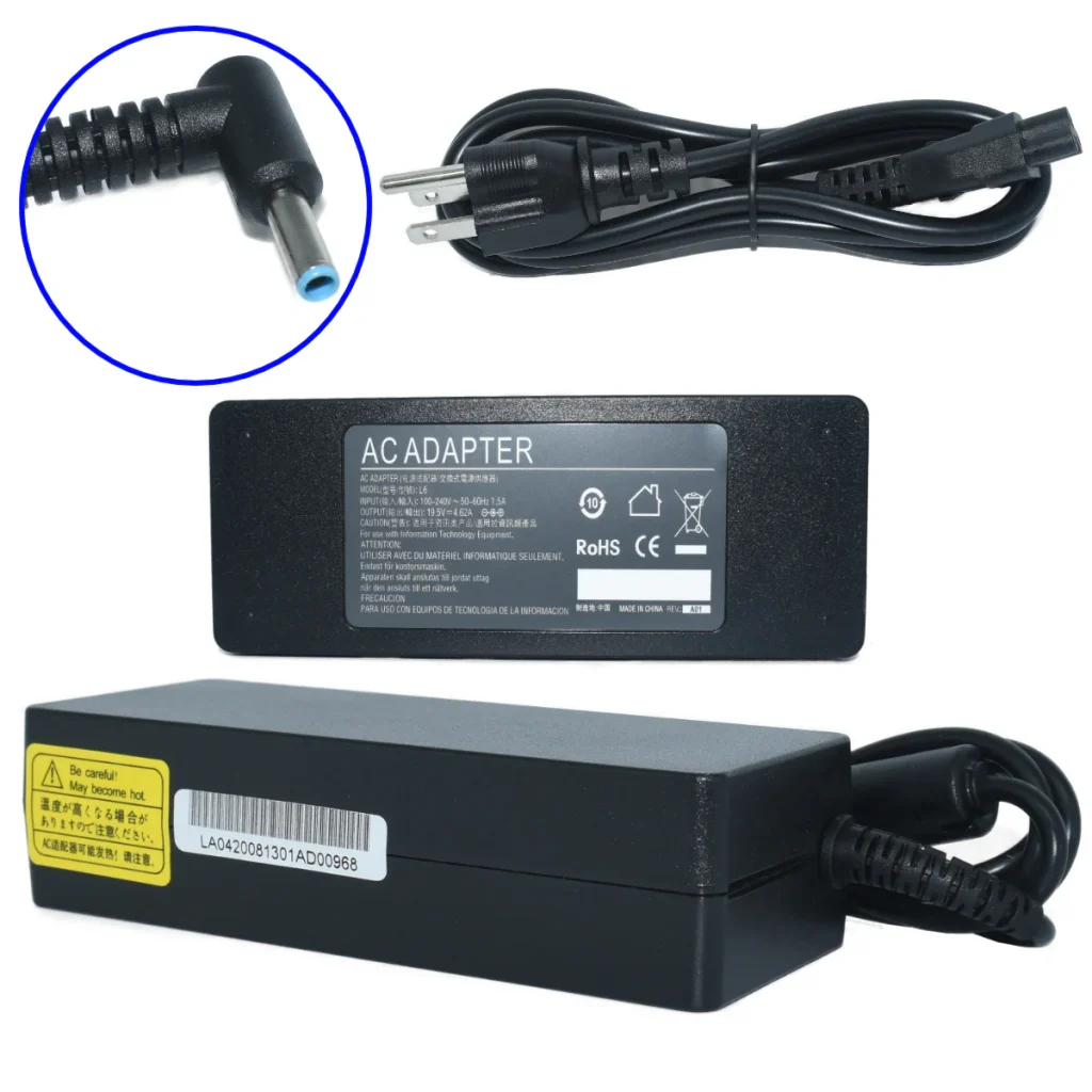 Cargador de laptop (compatible con punta azul) 90W 19.5V 4.62A (4.5*3.0) Punta Azul Modelo UC473/AF09 Marca EKO EK-L6