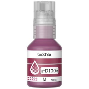 BOTELLA DE TINTA BROTHER MAGENTA ULTRA ALTO RENDIMIENTO INKBENEFIT 5000 BTD100M