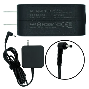 Cargador de laptop (compatible con Lenovo) 45W 20V/2.25A (4.0*1.7) CUADRADO Marca EKO EK-G8C