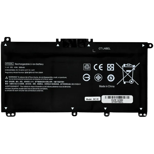 Bateria 11.55V 41.9Wh/3630mAh para HP Pavilion  HT03XL marca Ovaltech. OTHHT03XL