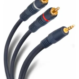 Cable Plug 3.5 mm A 2 Plug Rca De 3.6 Metros 254-050