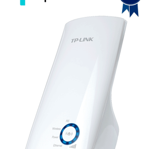 TP-LINK TL-WA850RE - Repetidor inalámbrico universal de señal WiFi, hasta 300Mbps en 2.4GHz, con 2 antenas internas, 1 puerto RJ45, modo extensor de rango y punto de acceso.
