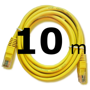 10 metros de cable de red cat 5e Ponchado cca