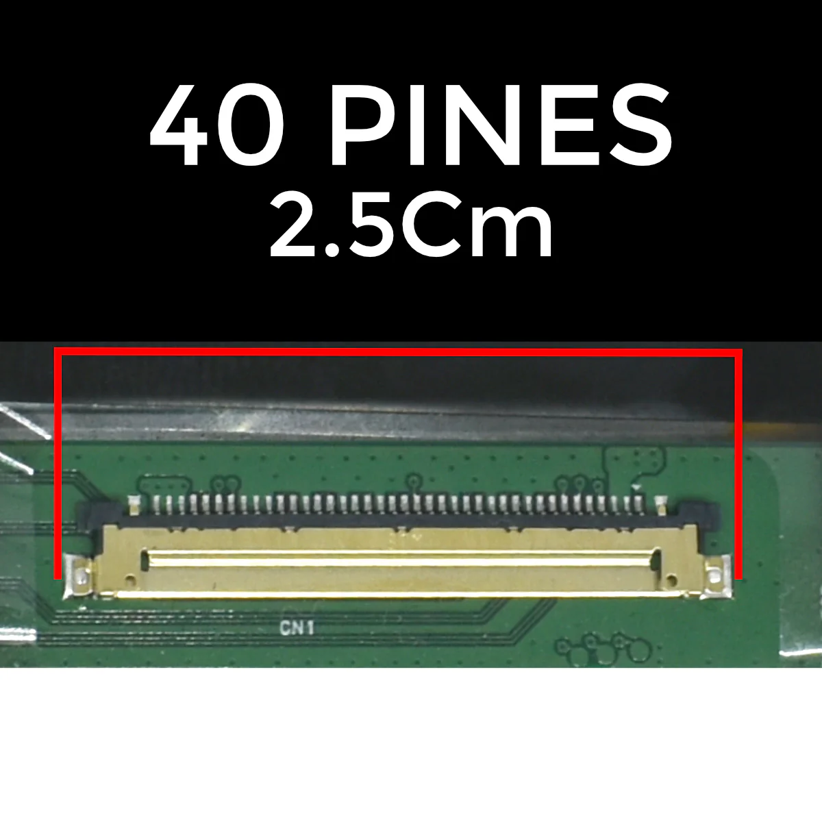 LCD140-002 Pantalla LCD 14.0 LED WXGA (1366X768) HD Slim Conector Derecho 40P Glossy - Image 2