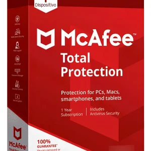 Desinfección e Instalación de Antivirus Mcafee Total Protection - 1 Dispositivo, 1 Año solo windows 10 y 11.